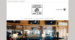 Desktop Screenshot of castletonpizza.com